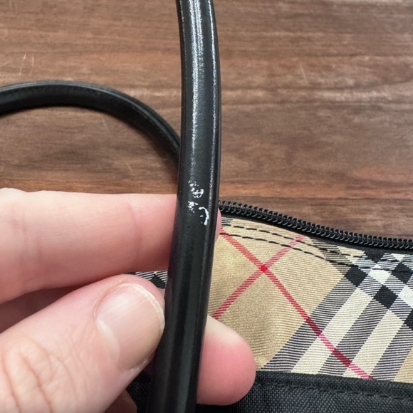 Burberry blue label black tote with nova check nylon | in good use condition - Picture 10 of 10